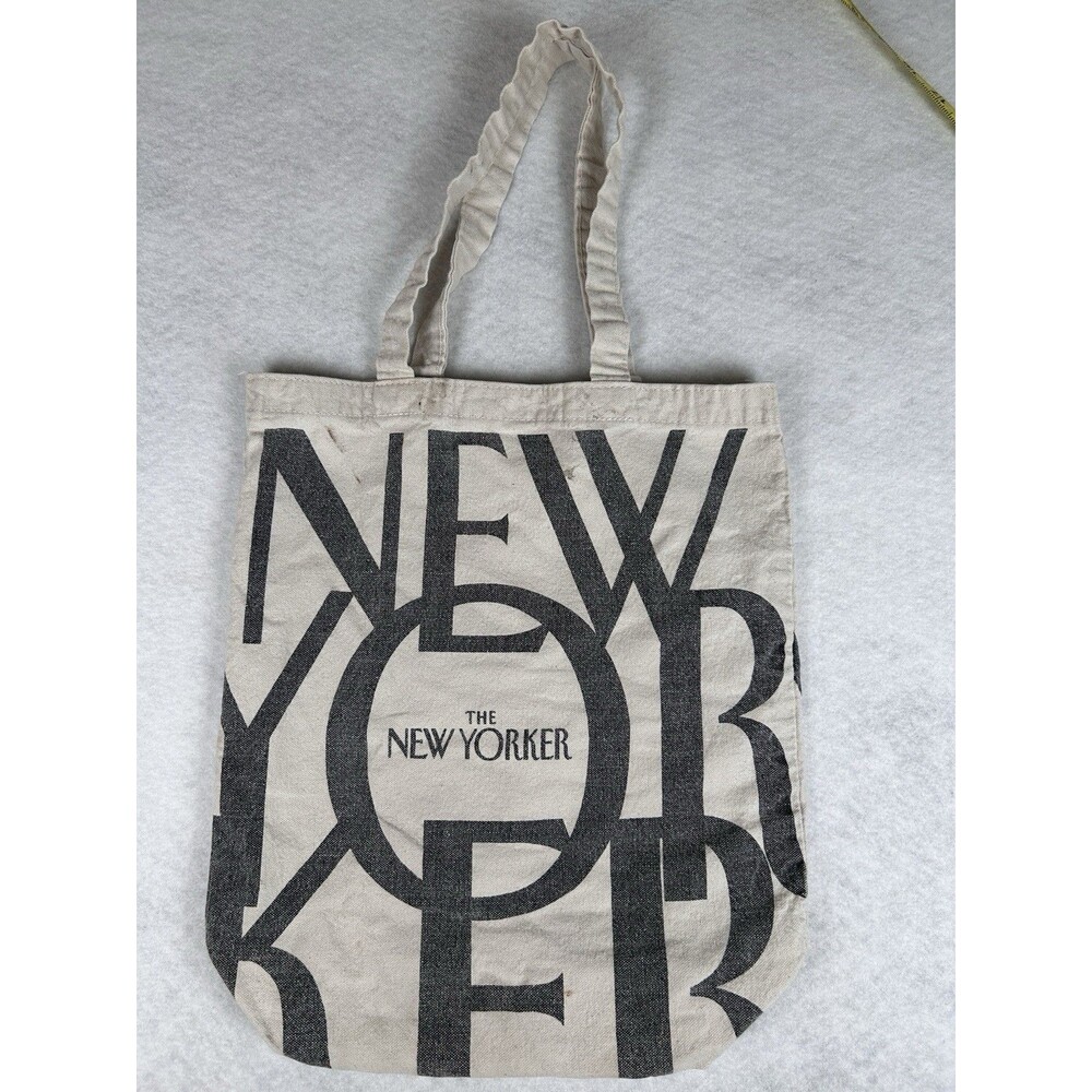 Original New Yorker tote bag faded 13 x 14 Eco-Friendly